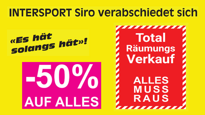 50% Rabatt auf alles!